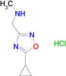 [(5-cyclopropyl-1,2,4-oxadiazol-3-yl)methyl]methylamine hydrochloride