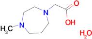 (4-methyl-1,4-diazepan-1-yl)acetic acid hydrate