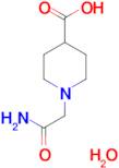 1-(2-amino-2-oxoethyl)-4-piperidinecarboxylic acid hydrate