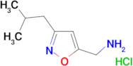 [(3-isobutyl-5-isoxazolyl)methyl]amine hydrochloride