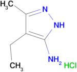 4-ethyl-3-methyl-1H-pyrazol-5-amine hydrochloride