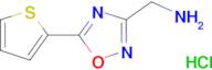 {[5-(2-thienyl)-1,2,4-oxadiazol-3-yl]methyl}amine hydrochloride