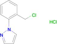 1-[2-(chloromethyl)phenyl]-1H-pyrazole hydrochloride