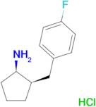 [(1R,2R)-2-(4-fluorobenzyl)cyclopentyl]amine hydrochloride