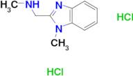 N-methyl-1-(1-methyl-1H-benzimidazol-2-yl)methanamine dihydrochloride