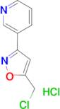 3-[5-(chloromethyl)-3-isoxazolyl]pyridine hydrochloride