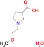 1-(2-methoxyethyl)-3-pyrrolidinecarboxylic acid hydrate