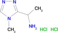 [1-(4-methyl-4H-1,2,4-triazol-3-yl)ethyl]amine dihydrochloride