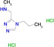 N-methyl-1-(4-propyl-4H-1,2,4-triazol-3-yl)methanamine dihydrochloride