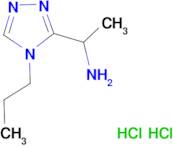 [1-(4-propyl-4H-1,2,4-triazol-3-yl)ethyl]amine dihydrochloride