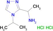 [1-(4-isopropyl-4H-1,2,4-triazol-3-yl)ethyl]amine dihydrochloride