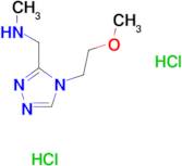 {[4-(2-methoxyethyl)-4H-1,2,4-triazol-3-yl]methyl}methylamine dihydrochloride