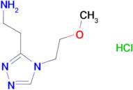 {2-[4-(2-methoxyethyl)-4H-1,2,4-triazol-3-yl]ethyl}amine hydrochloride