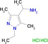 [1-(1-ethyl-3,5-dimethyl-1H-pyrazol-4-yl)ethyl]amine dihydrochloride