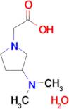 [3-(dimethylamino)-1-pyrrolidinyl]acetic acid hydrate