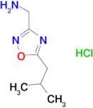 [(5-isobutyl-1,2,4-oxadiazol-3-yl)methyl]amine hydrochloride