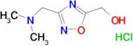 {3-[(dimethylamino)methyl]-1,2,4-oxadiazol-5-yl}methanol hydrochloride