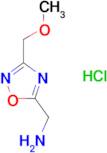 {[3-(methoxymethyl)-1,2,4-oxadiazol-5-yl]methyl}amine hydrochloride