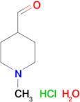 1-methyl-4-piperidinecarbaldehyde hydrochloride hydrate