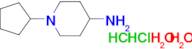 1-cyclopentyl-4-piperidinamine dihydrochloride dihydrate