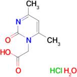 (4,6-dimethyl-2-oxo-1(2H)-pyrimidinyl)acetic acid hydrochloride hydrate