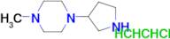 1-methyl-4-(3-pyrrolidinyl)piperazine trihydrochloride