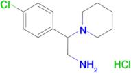 [2-(4-chlorophenyl)-2-(1-piperidinyl)ethyl]amine hydrochloride