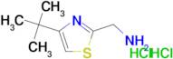 [(4-tert-butyl-1,3-thiazol-2-yl)methyl]amine dihydrochloride