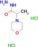 2-(4-morpholinyl)propanohydrazide dihydrochloride