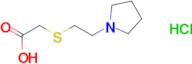 {[2-(1-pyrrolidinyl)ethyl]thio}acetic acid hydrochloride