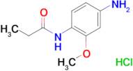 N-(4-amino-2-methoxyphenyl)propanamide hydrochloride