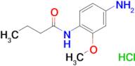 N-(4-amino-2-methoxyphenyl)butanamide hydrochloride