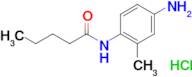 N-(4-amino-2-methylphenyl)pentanamide hydrochloride