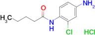 N-(4-amino-2-chlorophenyl)pentanamide hydrochloride