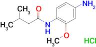 N-(4-amino-2-methoxyphenyl)-3-methylbutanamide hydrochloride