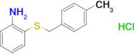 {2-[(4-methylbenzyl)thio]phenyl}amine hydrochloride