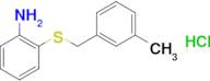 {2-[(3-methylbenzyl)thio]phenyl}amine hydrochloride