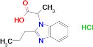 2-(2-propyl-1H-benzimidazol-1-yl)propanoic acid hydrochloride