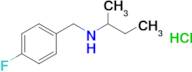 N-(4-fluorobenzyl)-2-butanamine hydrochloride