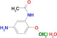 N-(5-amino-2-methoxyphenyl)acetamide hydrochloride hydrate