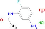N-(5-amino-2-fluorophenyl)acetamide hydrochloride hydrate