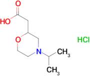 (4-isopropyl-2-morpholinyl)acetic acid hydrochloride