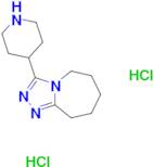 3-(4-piperidinyl)-6,7,8,9-tetrahydro-5H-[1,2,4]triazolo[4,3-a]azepine dihydrochloride