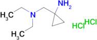 [(1-aminocyclopropyl)methyl]diethylamine dihydrochloride