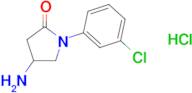 4-amino-1-(3-chlorophenyl)-2-pyrrolidinone hydrochloride