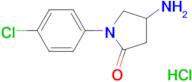 4-amino-1-(4-chlorophenyl)-2-pyrrolidinone hydrochloride