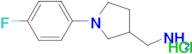 {[1-(4-fluorophenyl)-3-pyrrolidinyl]methyl}amine hydrochloride