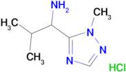 [2-methyl-1-(1-methyl-1H-1,2,4-triazol-5-yl)propyl]amine hydrochloride