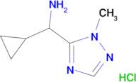 [cyclopropyl(1-methyl-1H-1,2,4-triazol-5-yl)methyl]amine hydrochloride