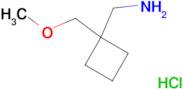 {[1-(methoxymethyl)cyclobutyl]methyl}amine hydrochloride